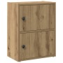Estantería de madera de ingeniería roble artisan 40x24x52 cm de , Librerías y estanterías - Ref: Foro24-860363, Precio: 43,16...