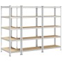 Estanterías resistentes 5 niveles 3 uds contrachapada y acero von , Industrieregale - Ref: Foro24-3307597, Preis: 157,35 €, R...