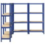 Estanterías de 4 baldas 4 uds madera contrachapada y acero azul von , Industrieregale - Ref: Foro24-3307581, Preis: 133,54 €,...