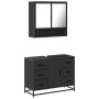Juego de muebles de baño 2 pzas madera contrachapada negro by , Bathroom furniture - Ref: Foro24-3300930, Price: 194,62 €, Di...