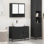 Juego de muebles de baño 2 pzas madera contrachapada negro by , Bathroom furniture - Ref: Foro24-3300930, Price: 194,62 €, Di...