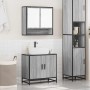 Set de muebles de baño 2 pzas madera contrachapada gris sonoma by , Bathroom furniture - Ref: Foro24-3300918, Price: 140,18 €...