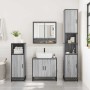 Set de muebles de baño 2 pzas madera contrachapada gris sonoma by , Bathroom furniture - Ref: Foro24-3300918, Price: 140,18 €...