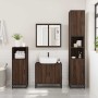 Set de muebles baño 2 pzas madera contrachapada marrón roble von , Badezimmermöbel - Ref: Foro24-3300889, Preis: 125,08 €, Ra...