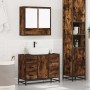 Set de muebles baño 2 pzas madera contrachapada roble ahumado von , Badezimmermöbel - Ref: Foro24-3300932, Preis: 199,31 €, R...