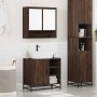 Set de muebles baño 2 pzas madera contrachapada marrón roble von , Badezimmermöbel - Ref: Foro24-3300939, Preis: 151,54 €, Ra...