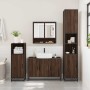 Set de muebles baño 2 pzas madera contrachapada marrón roble von , Badezimmermöbel - Ref: Foro24-3300924, Preis: 160,05 €, Ra...