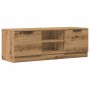 Mueble de TV madera contrachapada artisan roble 102x35x36,5 cm von , TV-Möbel - Ref: Foro24-856859, Preis: 74,15 €, Rabatt: %