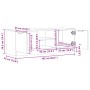 Mueble de TV madera contrachapada artisan roble 102x35x36,5 cm von , TV-Möbel - Ref: Foro24-856859, Preis: 74,15 €, Rabatt: %