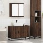 Set de muebles baño 2 pzas madera contrachapada marrón roble von , Badezimmermöbel - Ref: Foro24-3300894, Preis: 150,80 €, Ra...