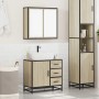 Set de muebles de baño 2 pzas madera contrachapada roble Sonoma von , Badezimmermöbel - Ref: Foro24-3300896, Preis: 170,43 €,...