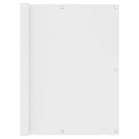 Toldo para balcón tela oxford blanco 120x500 cm en Sombrillas | Comprar online en Foro24