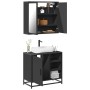 Juego de muebles de baño 2 pzas madera contrachapada negro von , Badezimmermöbel - Ref: Foro24-3300905, Preis: 155,62 €, Raba...