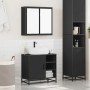 Juego de muebles de baño 2 pzas madera contrachapada negro von , Badezimmermöbel - Ref: Foro24-3300905, Preis: 155,62 €, Raba...