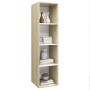Sperrholz Wand-TV-Ständer Eiche weiß 37x37x142,5cm von vidaXL, TV-Möbel - Ref: Foro24-805494, Preis: 66,32 €, Rabatt: %