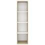 Mueble TV pared madera contrachapada blanco roble 37x37x142,5cm de vidaXL, Muebles TV - Ref: Foro24-805494, Precio: 68,27 €, ...