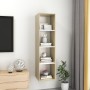 Sperrholz Wand-TV-Ständer Eiche weiß 37x37x142,5cm von vidaXL, TV-Möbel - Ref: Foro24-805494, Preis: 66,32 €, Rabatt: %