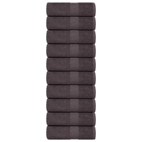 Toallas invitados 10 uds 100% algodón antracita 30x50 cm 360gsm von , Handtücher - Ref: Foro24-136679, Preis: 28,46 €, Rabatt: %