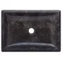 Black marble sink 50x35x10 cm by vidaXL, Sinks - Ref: Foro24-149163, Price: 132,94 €, Discount: %