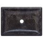 Lavabo mármol negro 50x35x10 cm de vidaXL, Lavabos - Ref: Foro24-149163, Precio: 135,45 €, Descuento: %