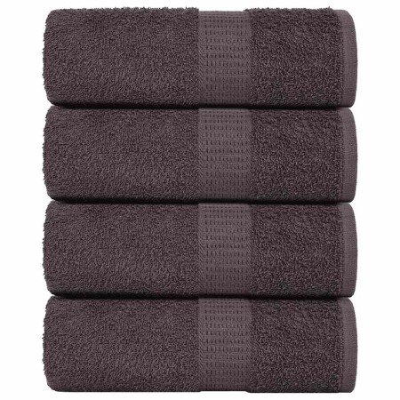 Toallitas de baño 4 uds antracita 15x21 cm 360 gsm 100% algodón de , Toallas - Ref: Foro24-136670, Precio: 12,34 €, Descuento: %