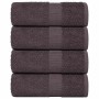 Toallitas de baño 4 uds antracita 15x21 cm 360 gsm 100% algodón de , Toallas - Ref: Foro24-136670, Precio: 12,34 €, Descuento: %