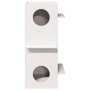 Casa para gatos madera maciza pino blanca 43x43x90 cm von , Katzenmöbel - Ref: Foro24-859299, Preis: 102,04 €, Rabatt: %