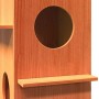 Casa para gatos cera marrón 43x43x60 cm madera maciza pino von , Katzenmöbel - Ref: Foro24-859303, Preis: 67,23 €, Rabatt: %