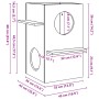 Casa para gatos cera marrón 43x43x60 cm madera maciza pino von , Katzenmöbel - Ref: Foro24-859303, Preis: 67,23 €, Rabatt: %