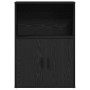 Librería de madera contrachapada roble negro 60x24x85 cm von , Bücherregale und Regale - Ref: Foro24-860410, Preis: 62,15 €, ...