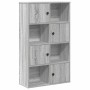 Estantería madera de ingeniería gris sonoma 60x24x101,5 cm by , Bookcases and shelves - Ref: Foro24-860396, Price: 82,70 €, D...