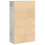 Estantería de madera de ingeniería gris hormigón 60x24x101,5 cm de , Librerías y estanterías - Ref: Foro24-860394, Precio: 75...