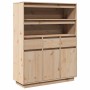 Aparador alto de madera maciza de pino 89x34x116,5 cm de , Aparadores - Ref: Foro24-861111, Precio: 170,14 €, Descuento: %