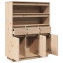 Aparador alto de madera maciza de pino 89x34x116,5 cm de , Aparadores - Ref: Foro24-861111, Precio: 170,14 €, Descuento: %