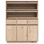Aparador alto de madera maciza de pino 89x34x116,5 cm de , Aparadores - Ref: Foro24-861111, Precio: 170,14 €, Descuento: %