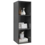 Wand-TV-Schrank aus glänzendem grauem Sperrholz, 37 x 37 x 107 cm von vidaXL, TV-Möbel - Ref: Foro24-805488, Preis: 36,91 €, ...