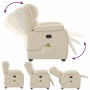 Sillón de masaje reclinable de tela crema von , Sessel - Ref: Foro24-4015718, Preis: 259,76 €, Rabatt: %