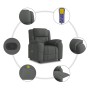 Sillón de masaje reclinable de tela gris oscuro von , Sessel - Ref: Foro24-4015711, Preis: 262,12 €, Rabatt: %
