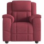 Sillón de masaje reclinable de tela color vino tinto von , Sessel - Ref: Foro24-4015713, Preis: 258,27 €, Rabatt: %
