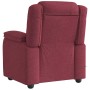 Sillón de masaje reclinable de tela color vino tinto de , Sillones - Ref: Foro24-4015713, Precio: 262,18 €