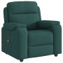 Sillón de masaje reclinable de tela verde oscuro de , Sillones - Ref: Foro24-4015696, Precio: 200,62 €, Descuento: %