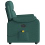 Sillón de masaje reclinable de tela verde oscuro de , Sillones - Ref: Foro24-4015696, Precio: 200,62 €, Descuento: %