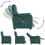 Sillón de masaje reclinable de tela verde oscuro de , Sillones - Ref: Foro24-4015696, Precio: 200,62 €, Descuento: %