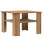 Mesa de centro madera de ingeniería roble artisan 60x60x42 cm de , Mesas de centro - Ref: Foro24-855795, Precio: 53,05 €, Des...