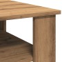 Mesa de centro madera de ingeniería roble artisan 60x60x42 cm de , Mesas de centro - Ref: Foro24-855795, Precio: 53,05 €, Des...