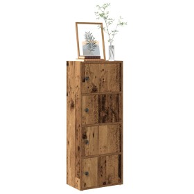 Estantería madera de ingeniería color envejecido 40x24x102 cm de , Librerías y estanterías - Ref: Foro24-860380, Precio: 64,82 €