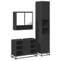 Juego de muebles de baño 3 pzas madera contrachapada negro von , Badezimmermöbel - Ref: Foro24-3301120, Preis: 305,55 €, Raba...