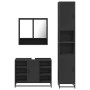 Juego de muebles de baño 3 pzas madera contrachapada negro von , Badezimmermöbel - Ref: Foro24-3301120, Preis: 305,55 €, Raba...
