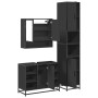 Juego de muebles de baño 3 pzas madera contrachapada negro von , Badezimmermöbel - Ref: Foro24-3301120, Preis: 305,55 €, Raba...