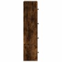 Estantería de madera de ingeniería roble ahumado 40x24x102 cm de , Librerías y estanterías - Ref: Foro24-860377, Precio: 74,1...